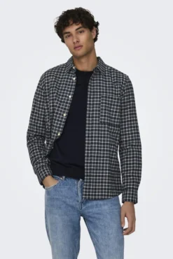 Camisa estampado quadrados