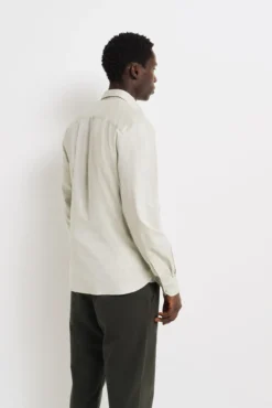 Camisa estruturada bicolor