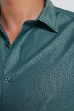 Camisa estruturada de fácil cuidado