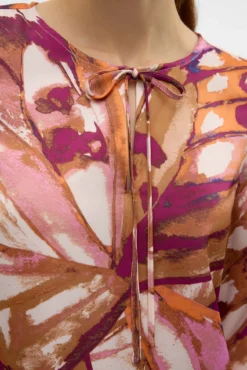 Camisa fluida de manga larga