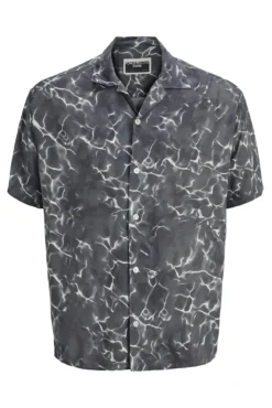 Camisa folgada estampada