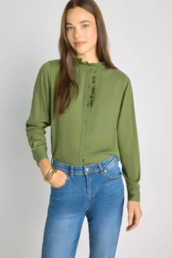 Camisa gola mao