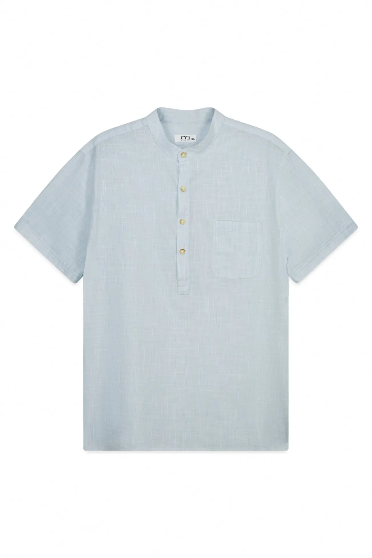 Camisa gola mao manga curta
