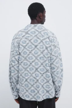 Camisa jacquard étnica