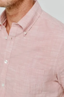 Camisa lisa de manga curta