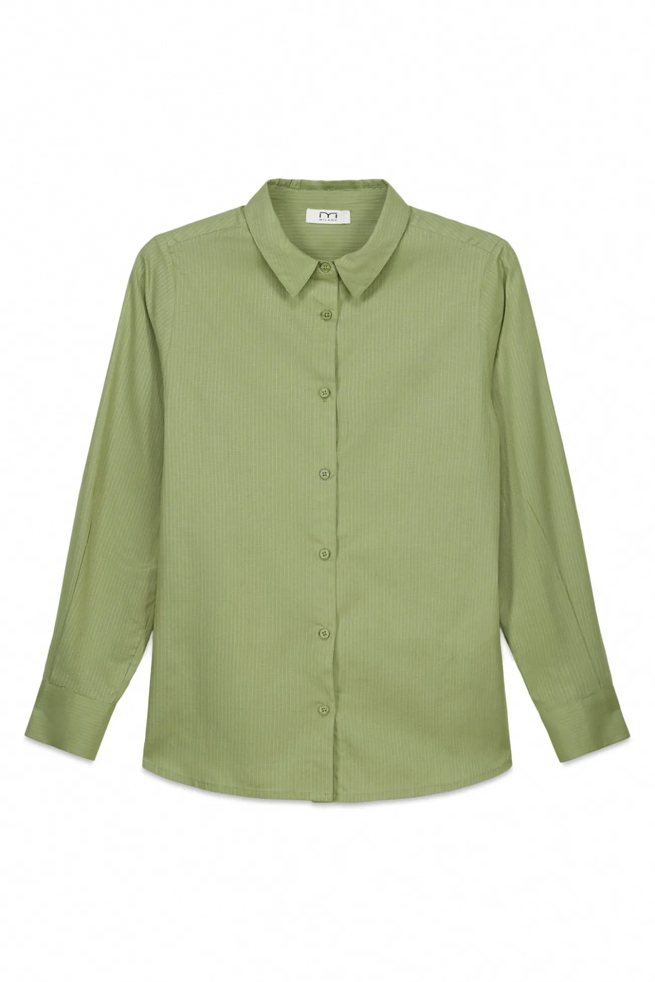 Camisa lisa em tecido estrutura