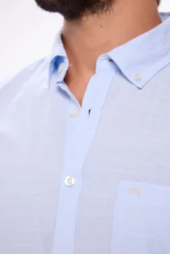 Camisa malha slub lisa