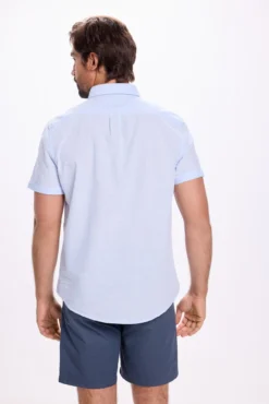 Camisa malha slub lisa