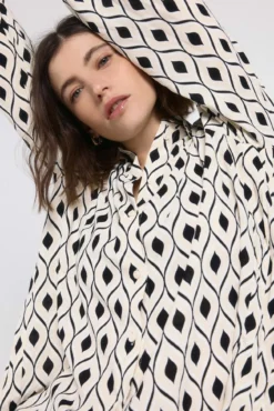 Camisa manga comprida estampada