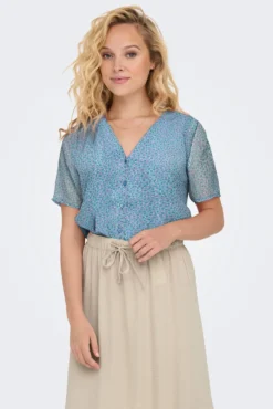 Camisa manga curta estampada