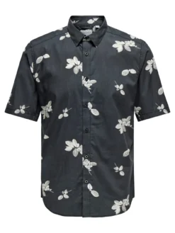 Camisa manga curta estampada