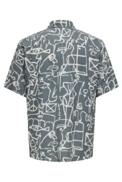 Camisa manga curta estampada