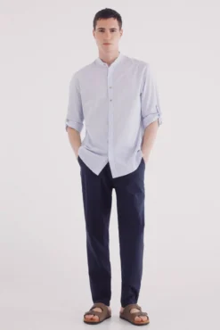 Camisa Mao 3/4 riscas