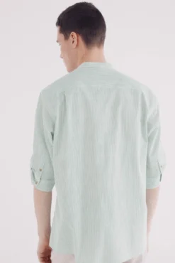 Camisa Mao 3/4 riscas