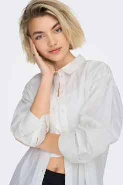 Camisa oversize manga comprida