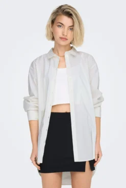 Camisa oversize manga comprida