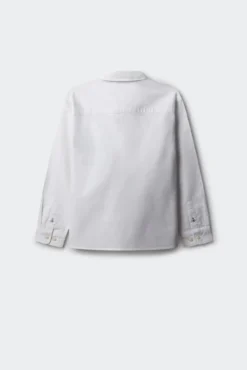 Camisa Oxford patch para meninos