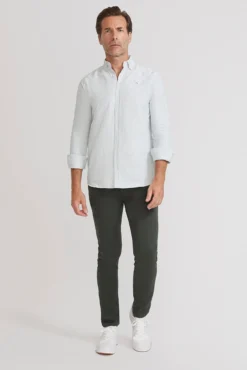 Camisa oxford riscas