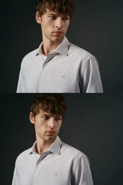Camisa oxford riscas