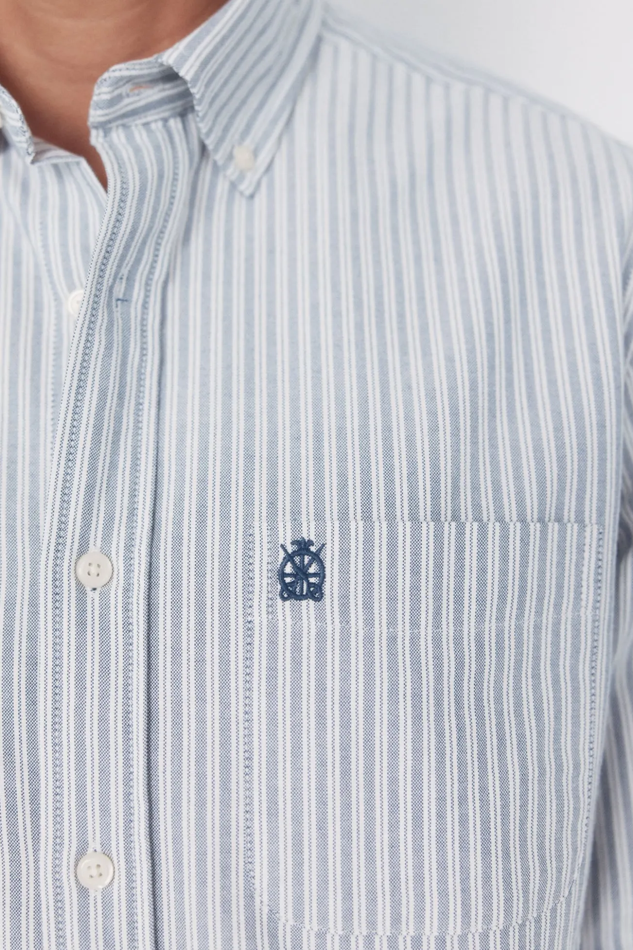 Camisa oxford riscas