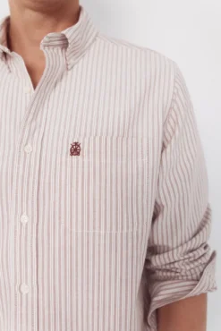 Camisa oxford riscas