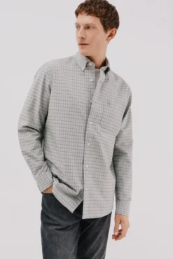 Camisa oxford xadrez