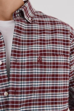 Camisa oxford xadrez