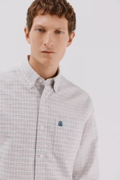 Camisa oxford xadrez
