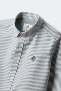 Camisa pinpoint riscas menino
