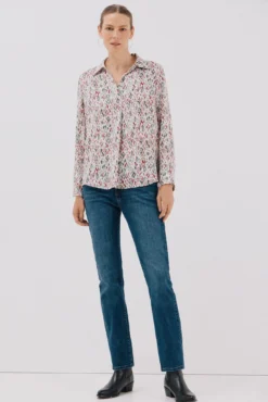 Camisa plissada