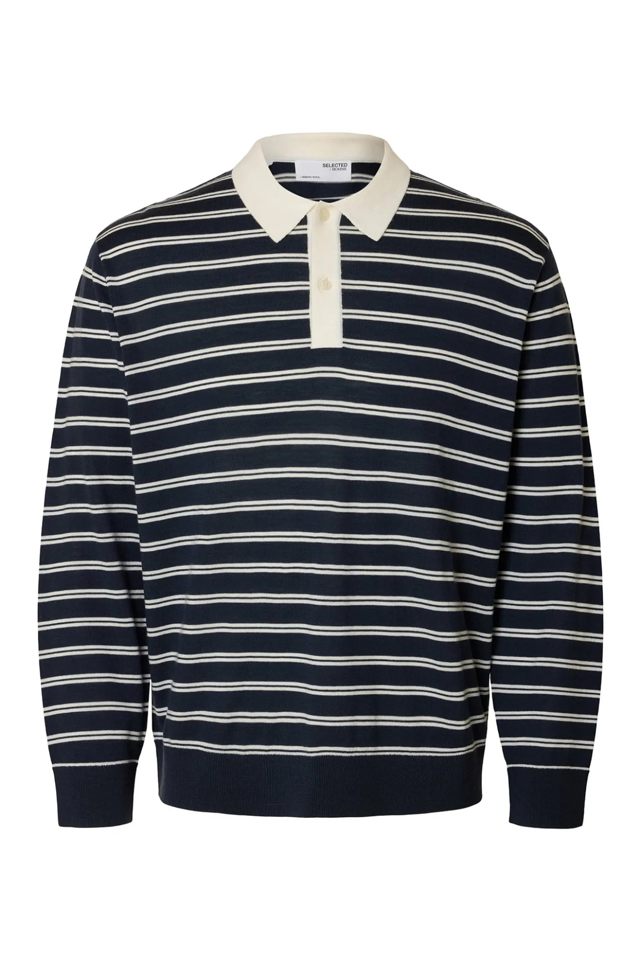 Camisa polo de rugby 100% lã merino