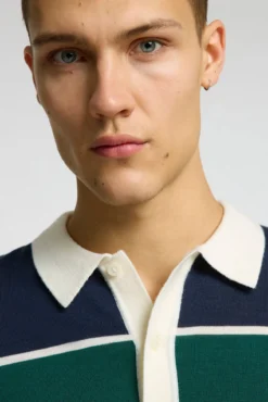 Camisa polo de rugby 100% lã merino