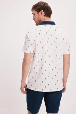 Camisa Polo Estampada