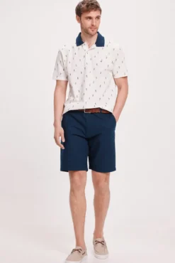 Camisa Polo Estampada