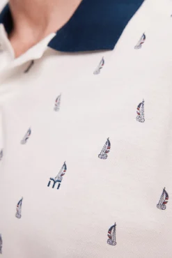 Camisa Polo Estampada