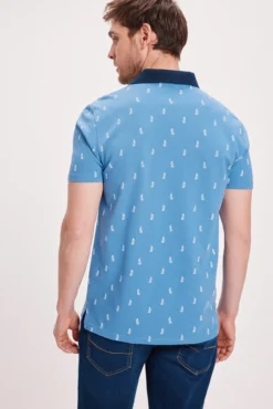 Camisa Polo Estampada