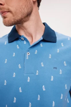 Camisa Polo Estampada