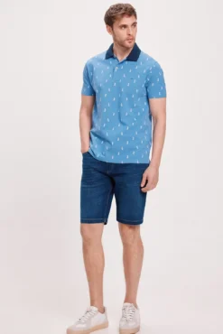 Camisa Polo Estampada