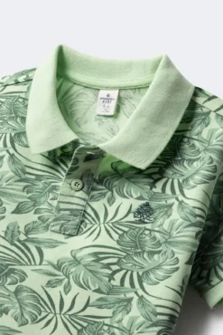 Camisa polo havaiana para criança