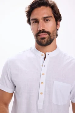 Camisa Polo Mao