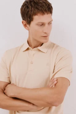 Camisa polo piqué liso