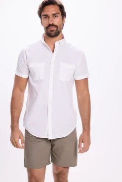 Camisa popelina lisa