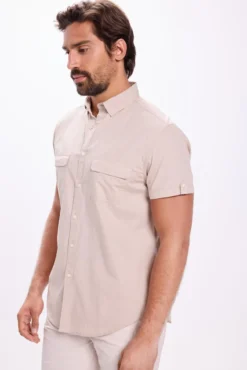 Camisa popelina lisa