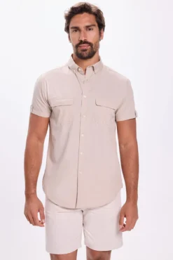 Camisa popelina lisa