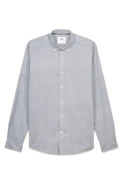 Camisa popelina micro estampado