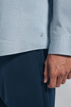 Camisa popelina micro estampado