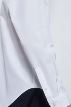 Camisa popelina tecido italiano