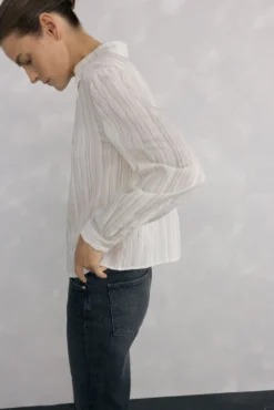 Camisa rayas corta