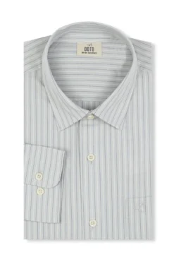 Camisa riscas estruturada