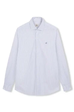 Camisa riscas popelina